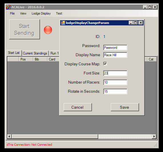 Configure Parameters